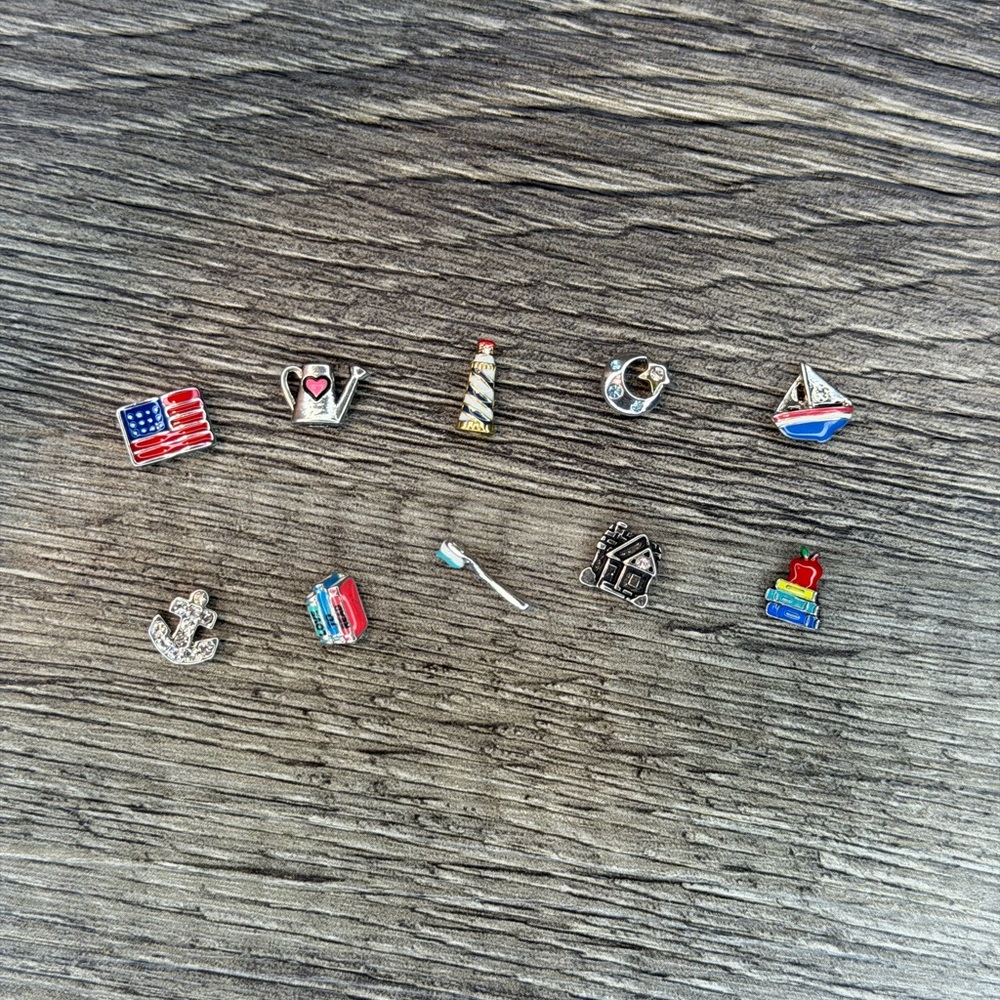 Origami Owl Set of 10 Charms